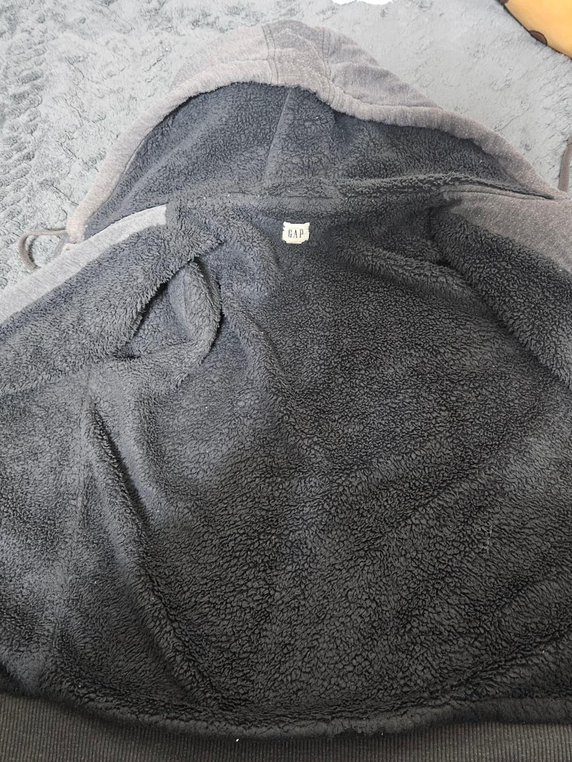 갭 차콜 후드집업 상품이미지2