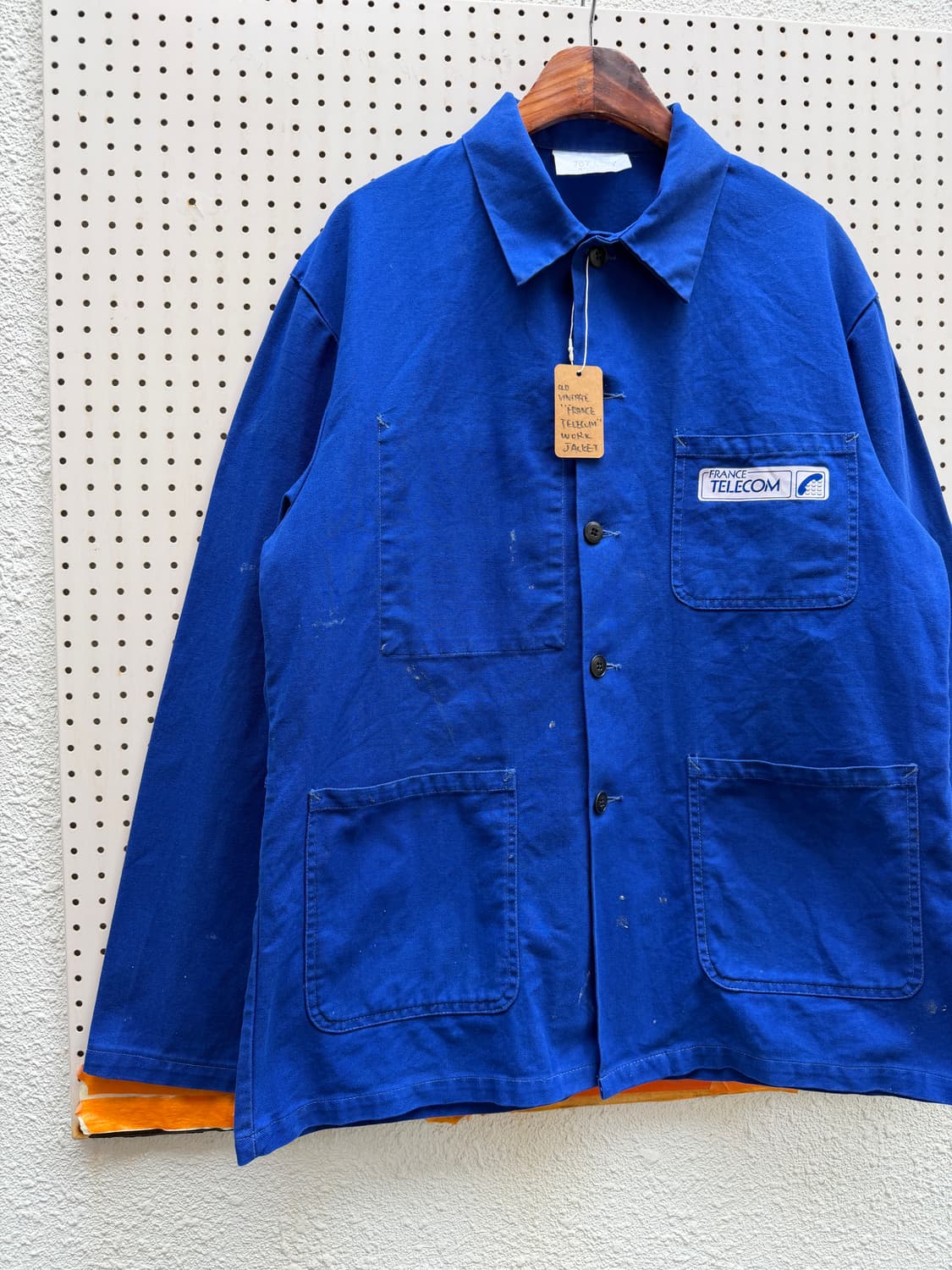 1990s France Telecom WASHED 빈티지 프렌치워크자켓 상품이미지3