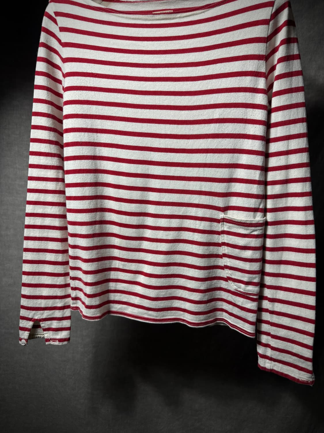 Kapital Boat Neck Border T shirt 상품이미지2