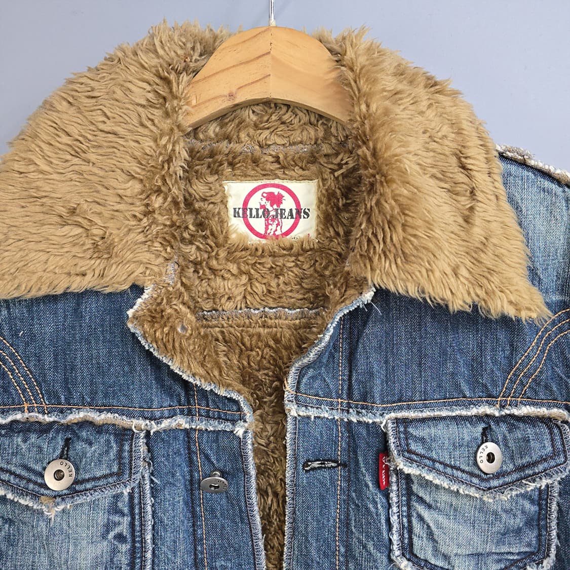 켈로진스(KELLO JEANS) 셰르파 데님 자켓 상품이미지2