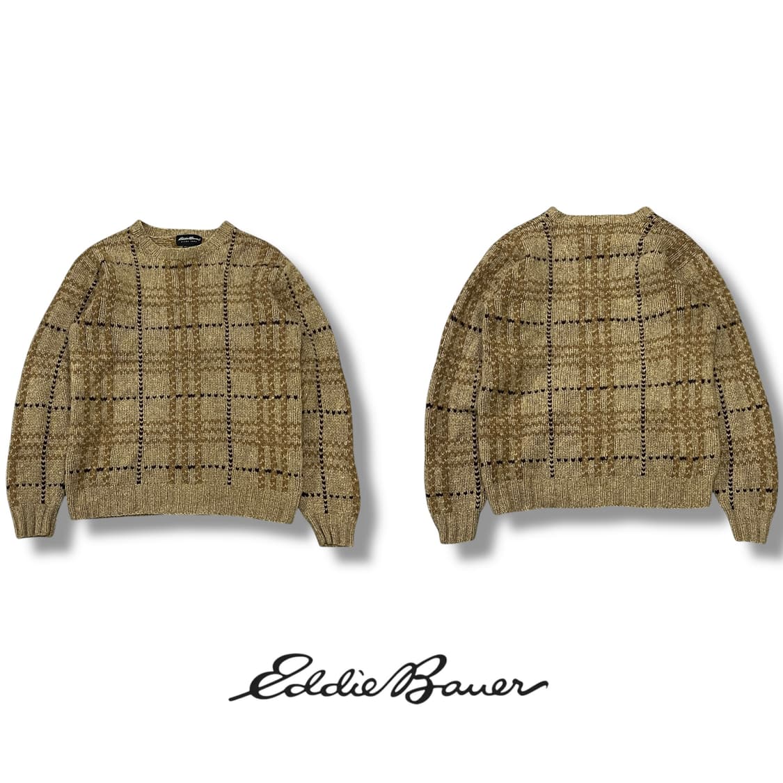 에디바우어 체크 램스울니트 s08390 상품이미지1