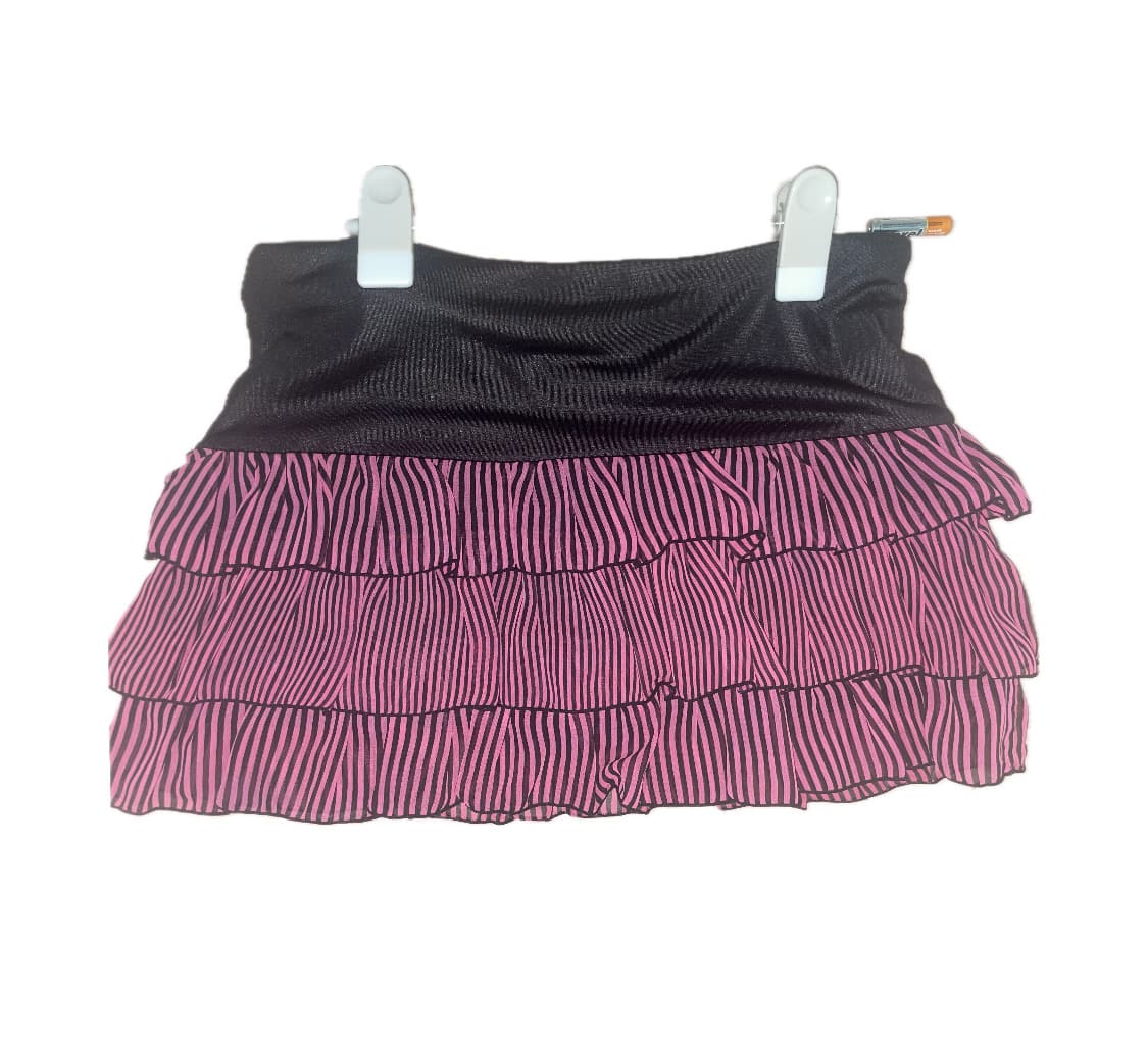 (희귀) 빈티지 펑크 오네갸루 나나깔 스트라이프 스커트 상품이미지1