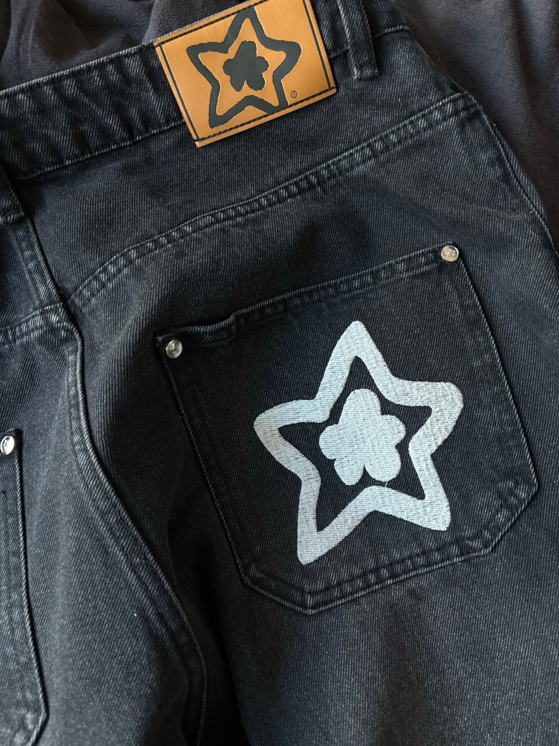 Star team washed star jeans black 블랙 32 상품이미지3