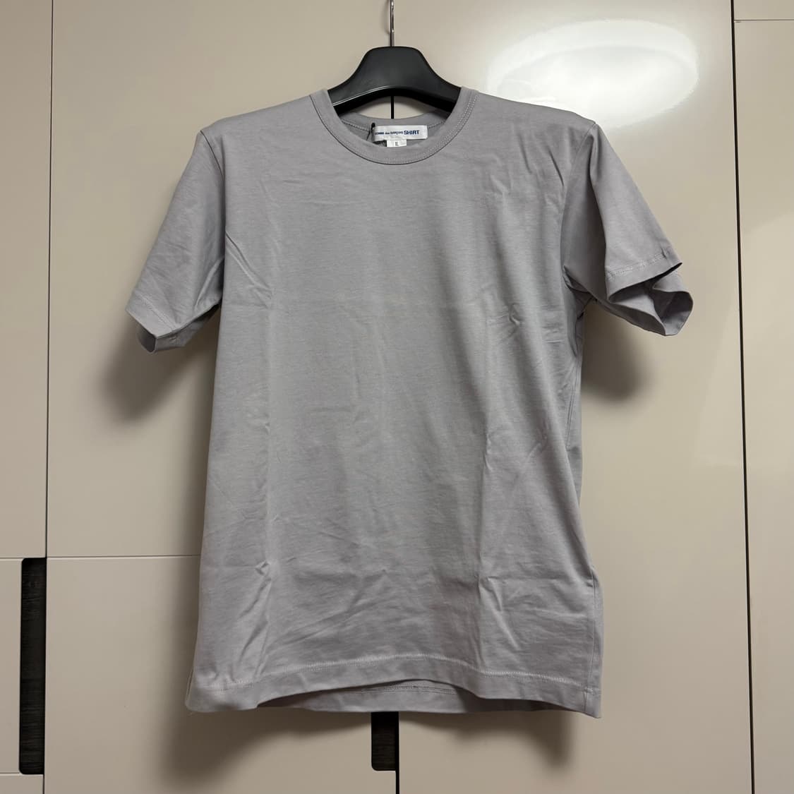XL 꼼데가르송 셔츠 니트 티셔츠 그레이 상품이미지1