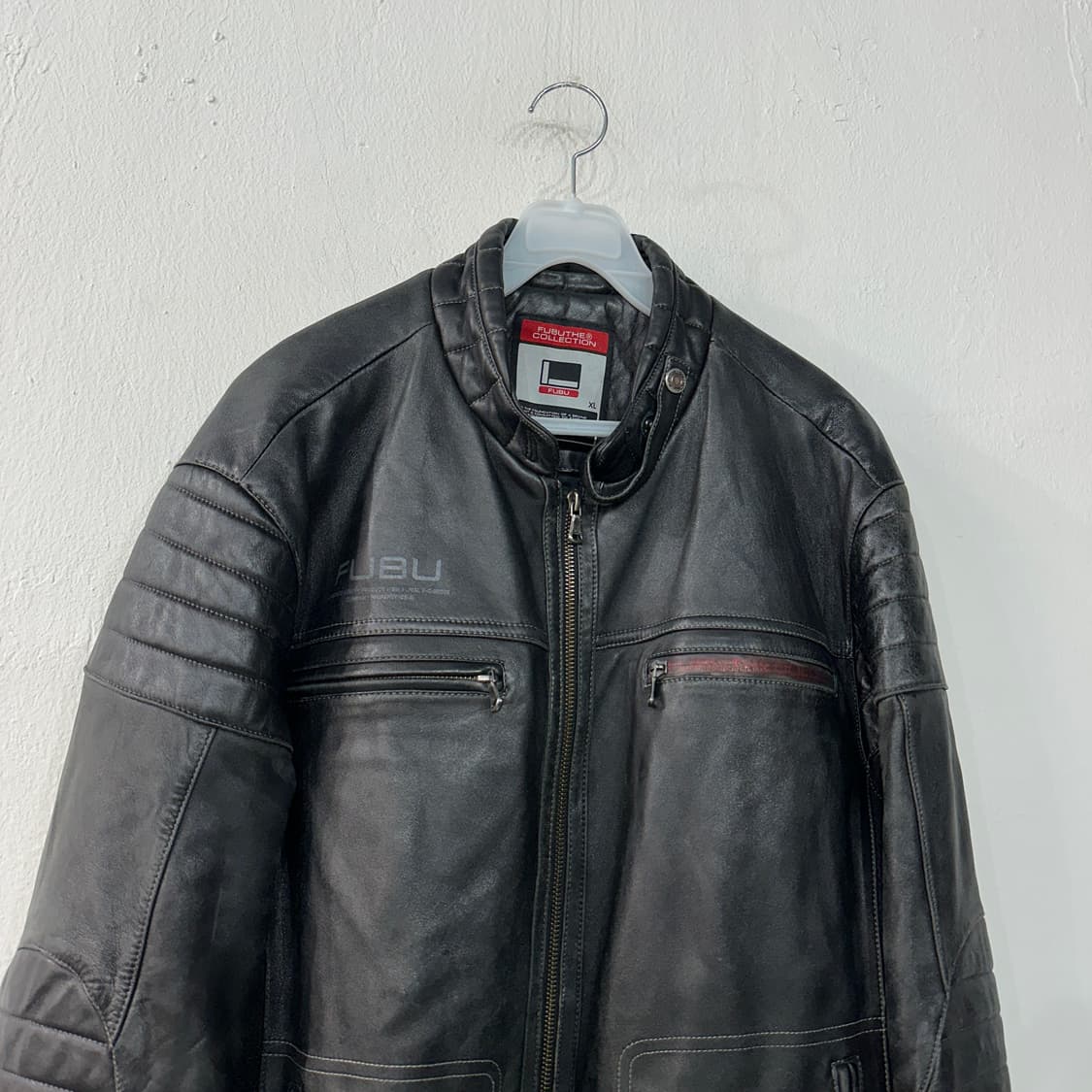 FUBU 후부 레이싱 레더 자켓 XL 상품이미지2