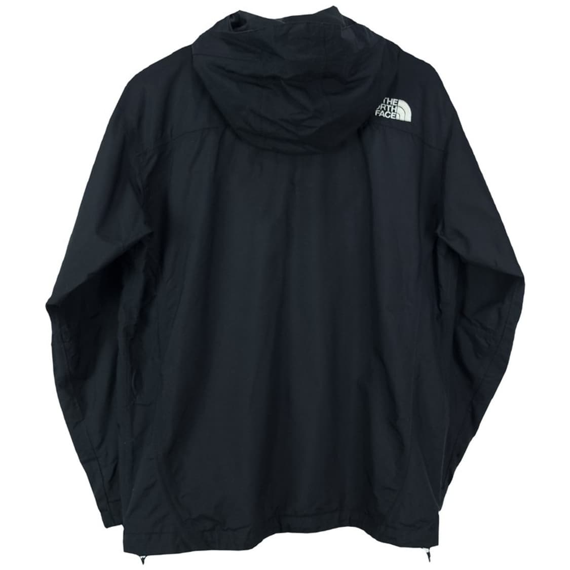 [노스페이스] 로고 자수 오버핏 후드 바람막이 자켓 블랙 M18789 상품이미지3