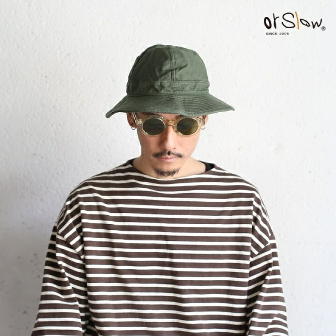 오어슬로우 orSlow US Army 백사틴 버킷햇 상품이미지1