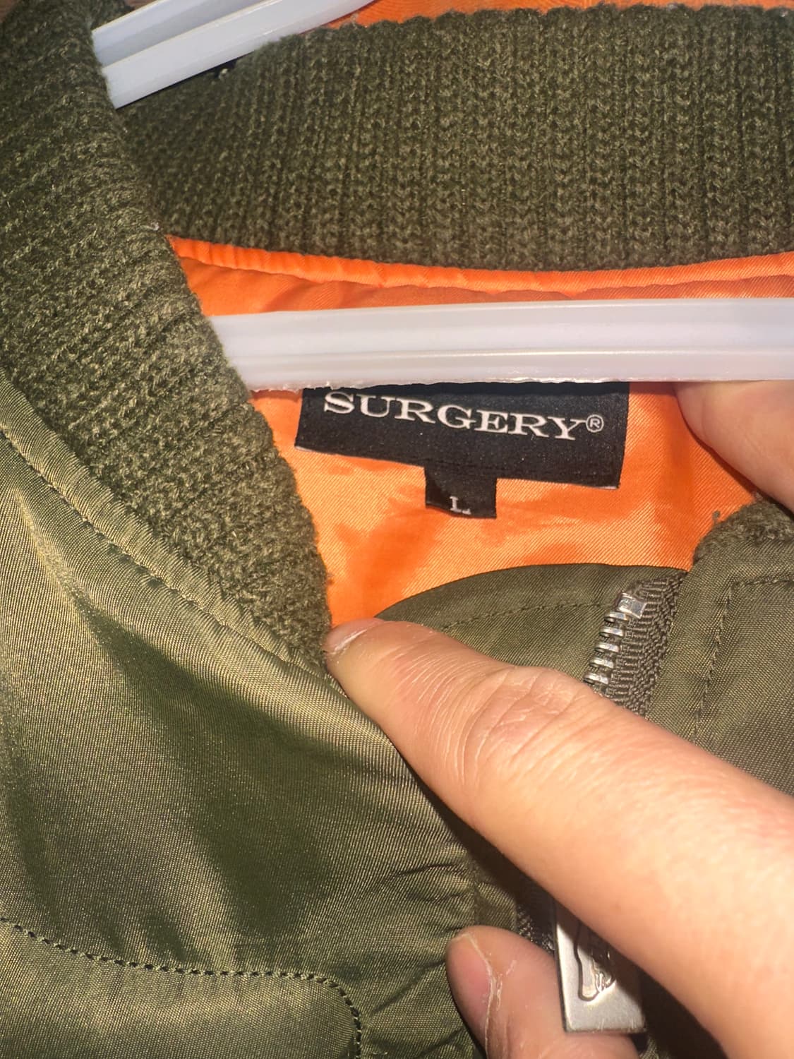 써저리 마원자켓 카키 L 상품이미지7