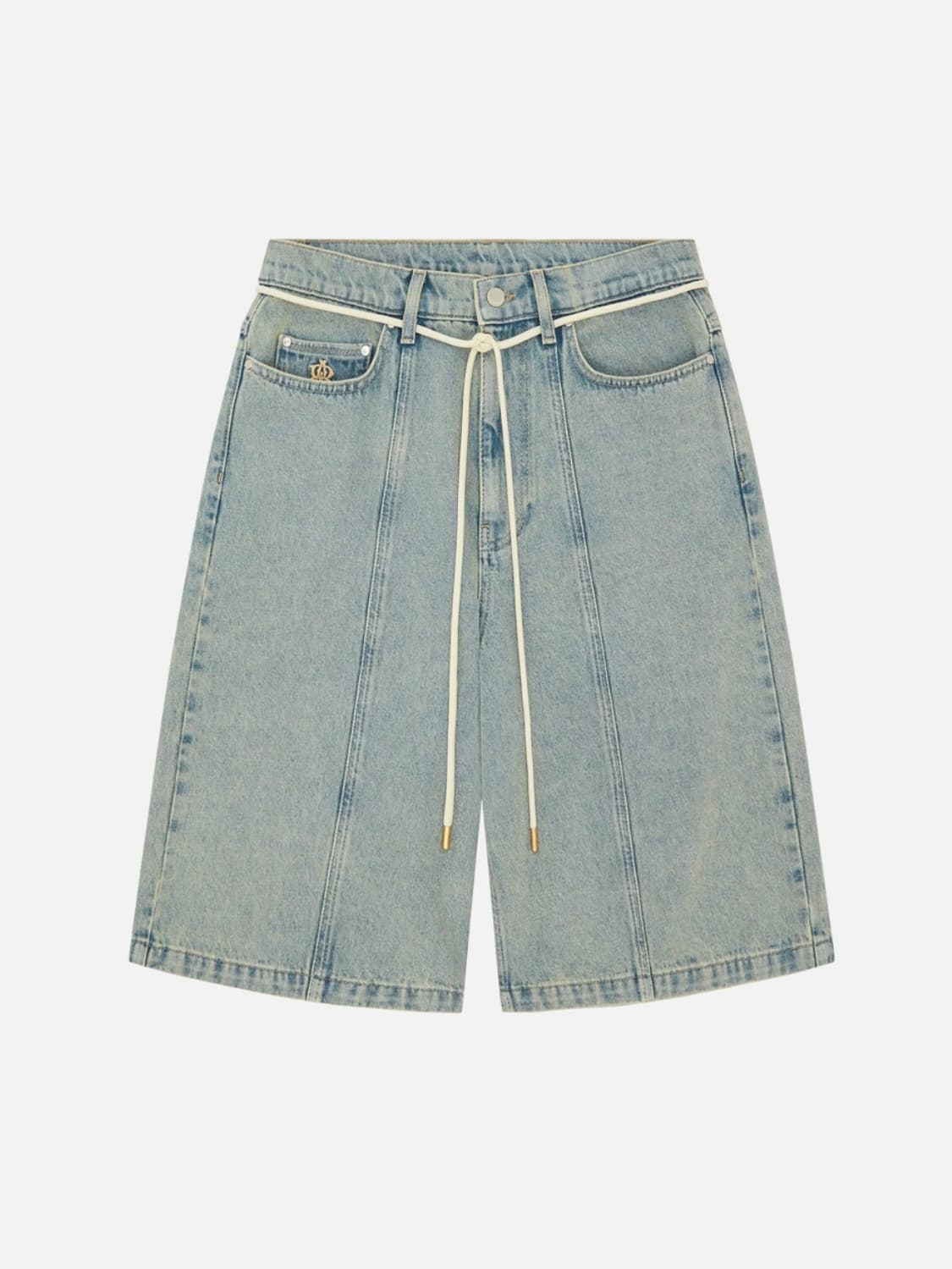어바웃블랭크 펠드 데님 쇼트 L (새상품) 상품이미지1