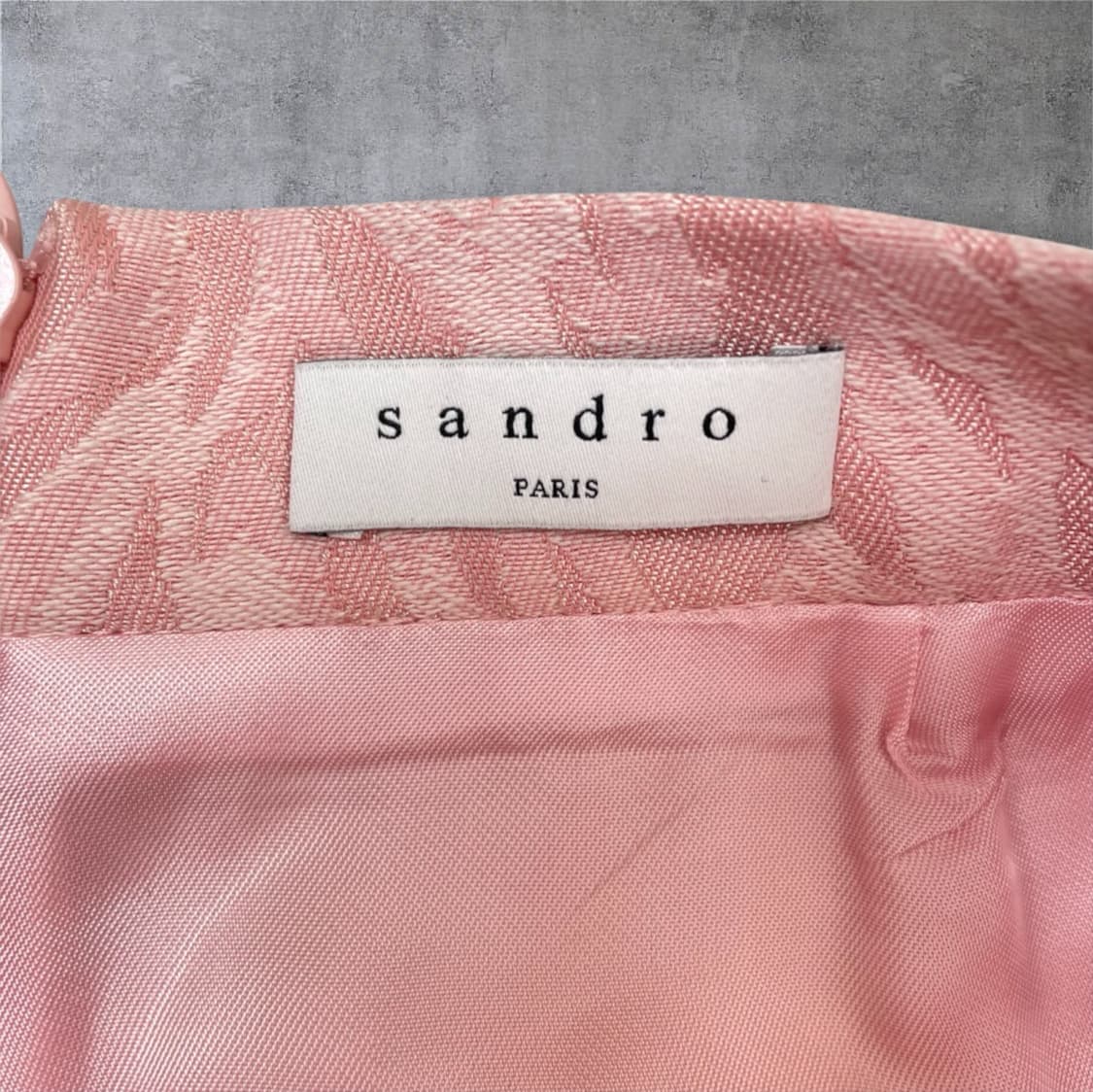 산드로 Sandro 핑크 지브라 자카드 미니스커트 2 상품이미지2