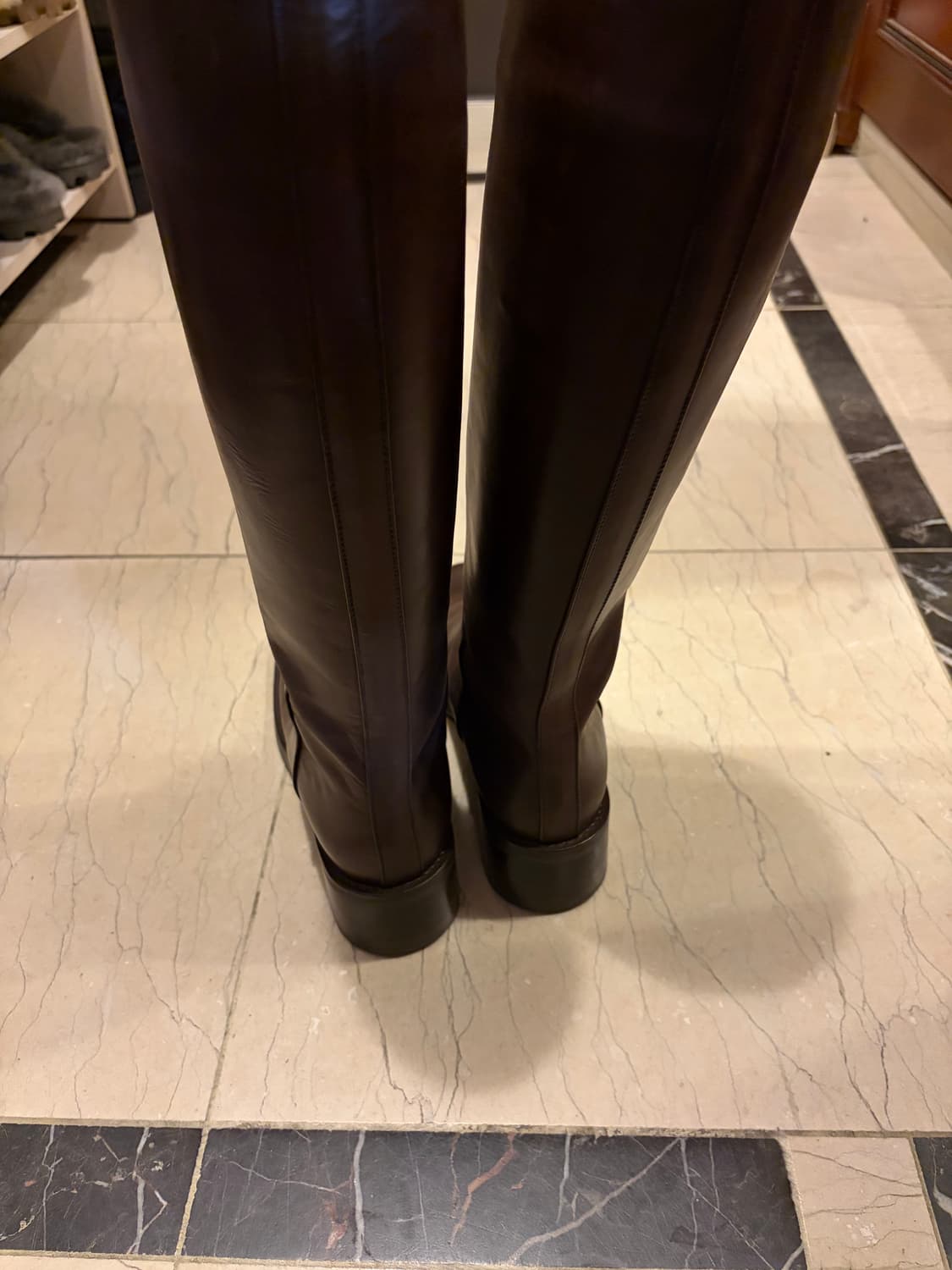 [아모멘토] 롱 부츠 브라운 상품이미지8