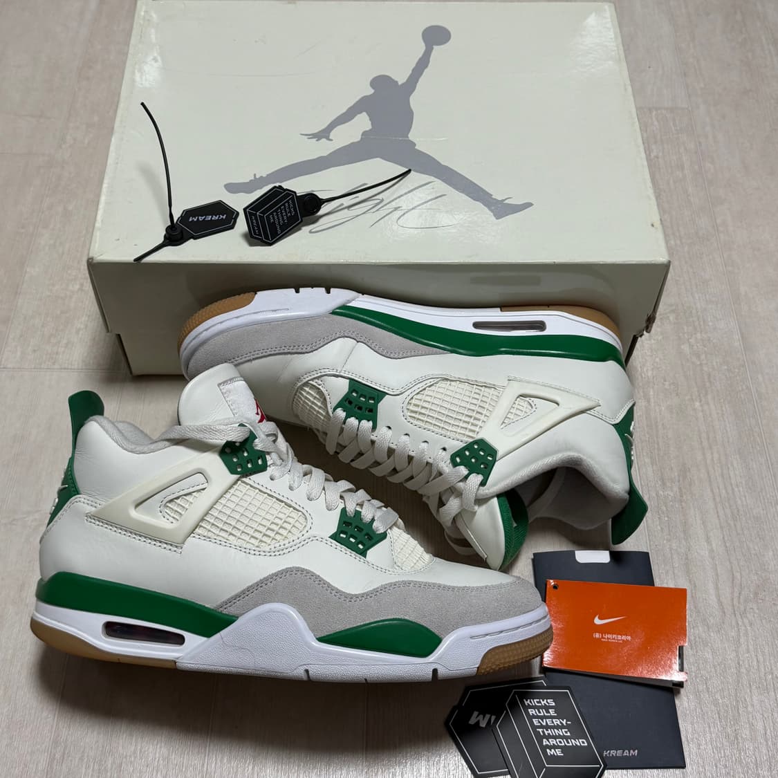(275) 나이키 에어조던4 sb 파인그린 상품이미지5