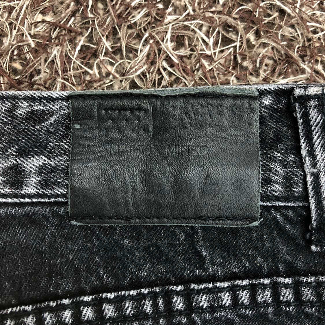 메종미네드 포인티드 와이드 데님 팬츠 상품이미지5