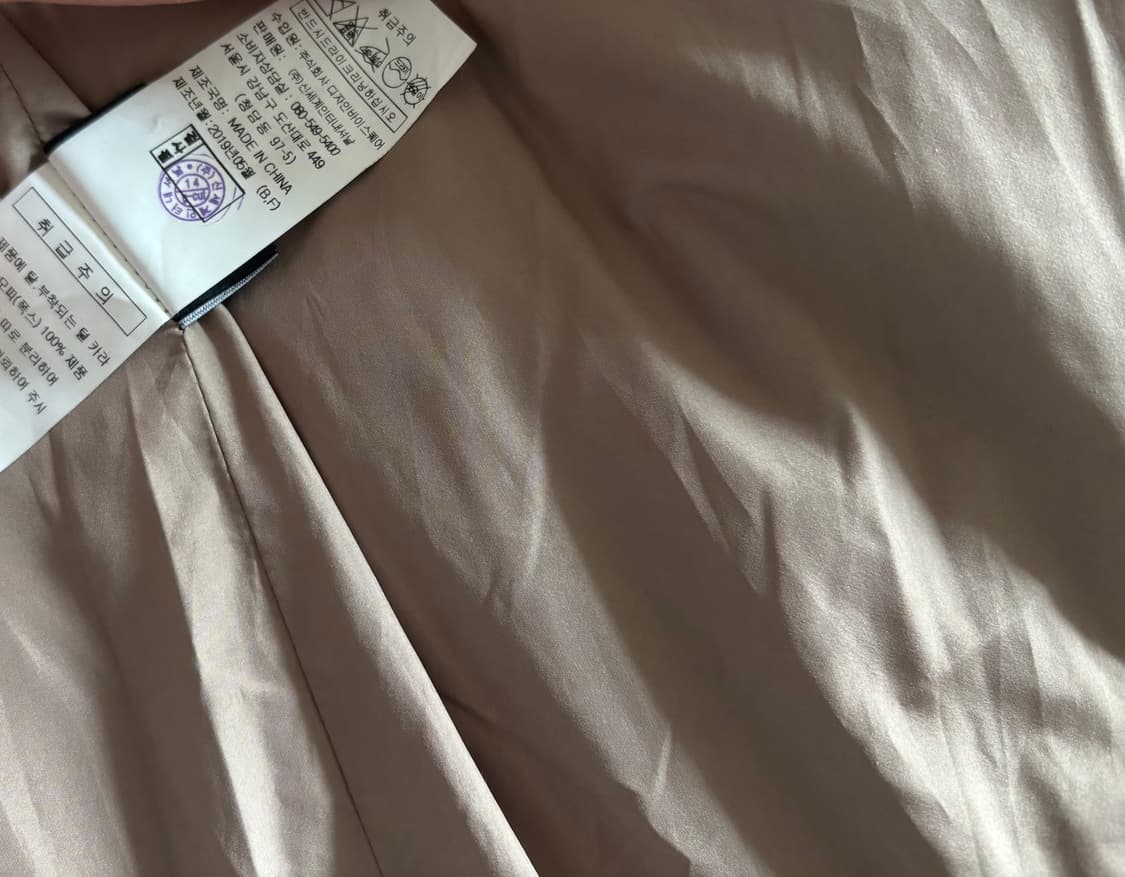 지컷 사가퍼 구스롱패딩 벨트패딩 카멜베이지 55 상품이미지6