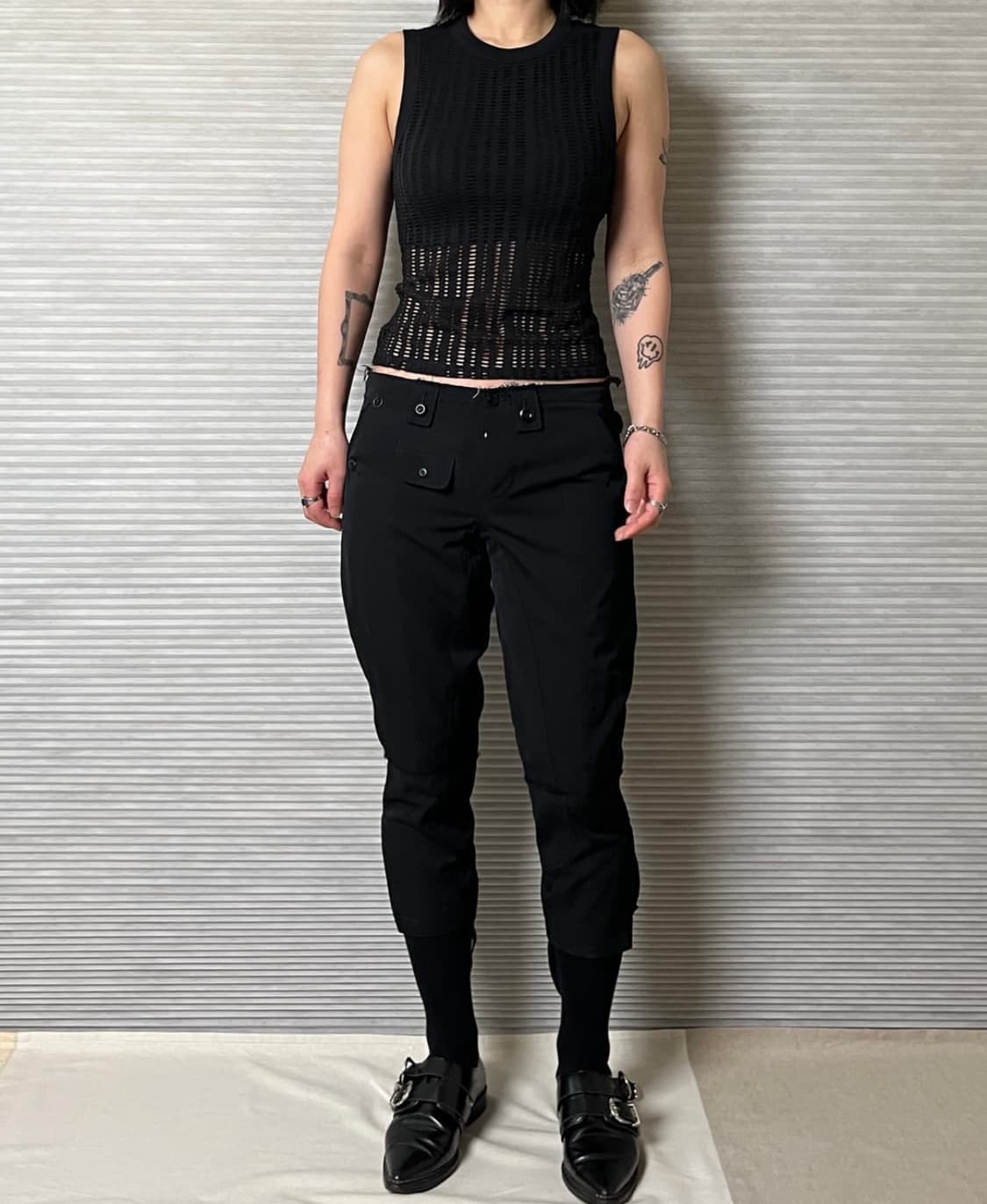 준야와타나베 로우웨이스트 카프리 팬츠 상품이미지4