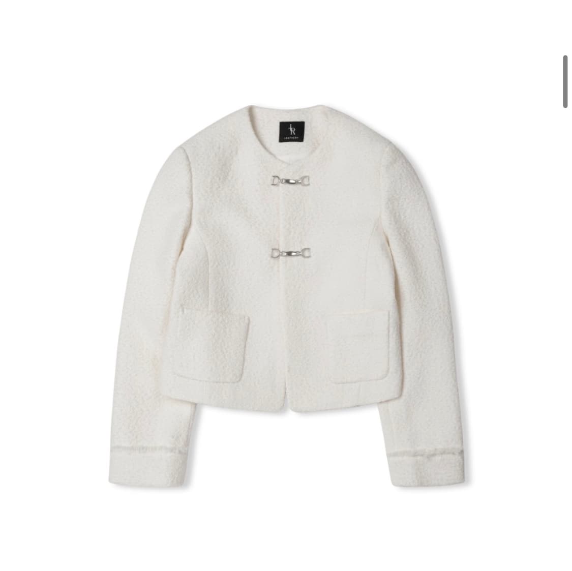 (새상품) 레더리 후크 트위드 자켓 [IVORY] 판매 상품이미지7