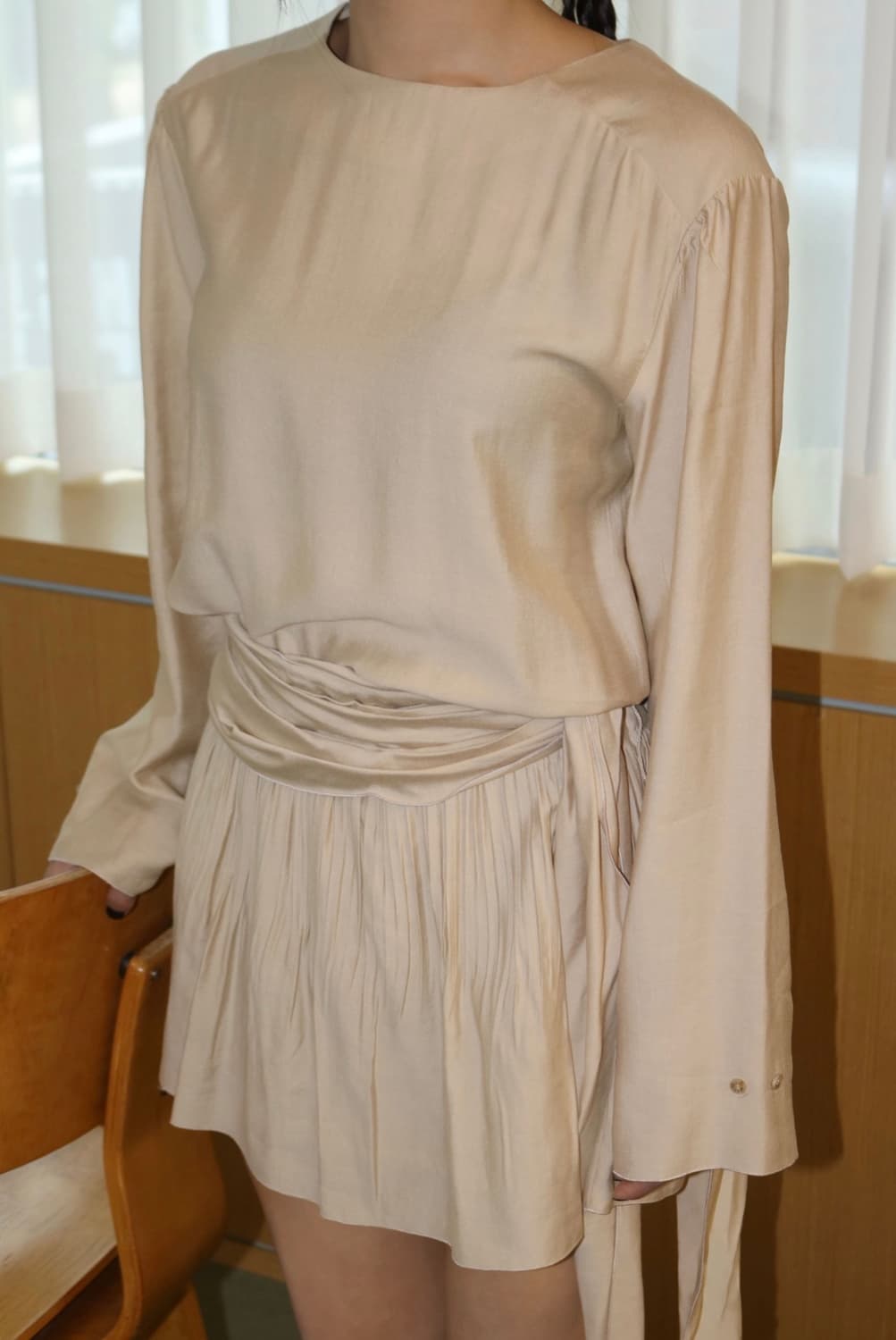 나비버스 Draped mini dress 상품이미지1
