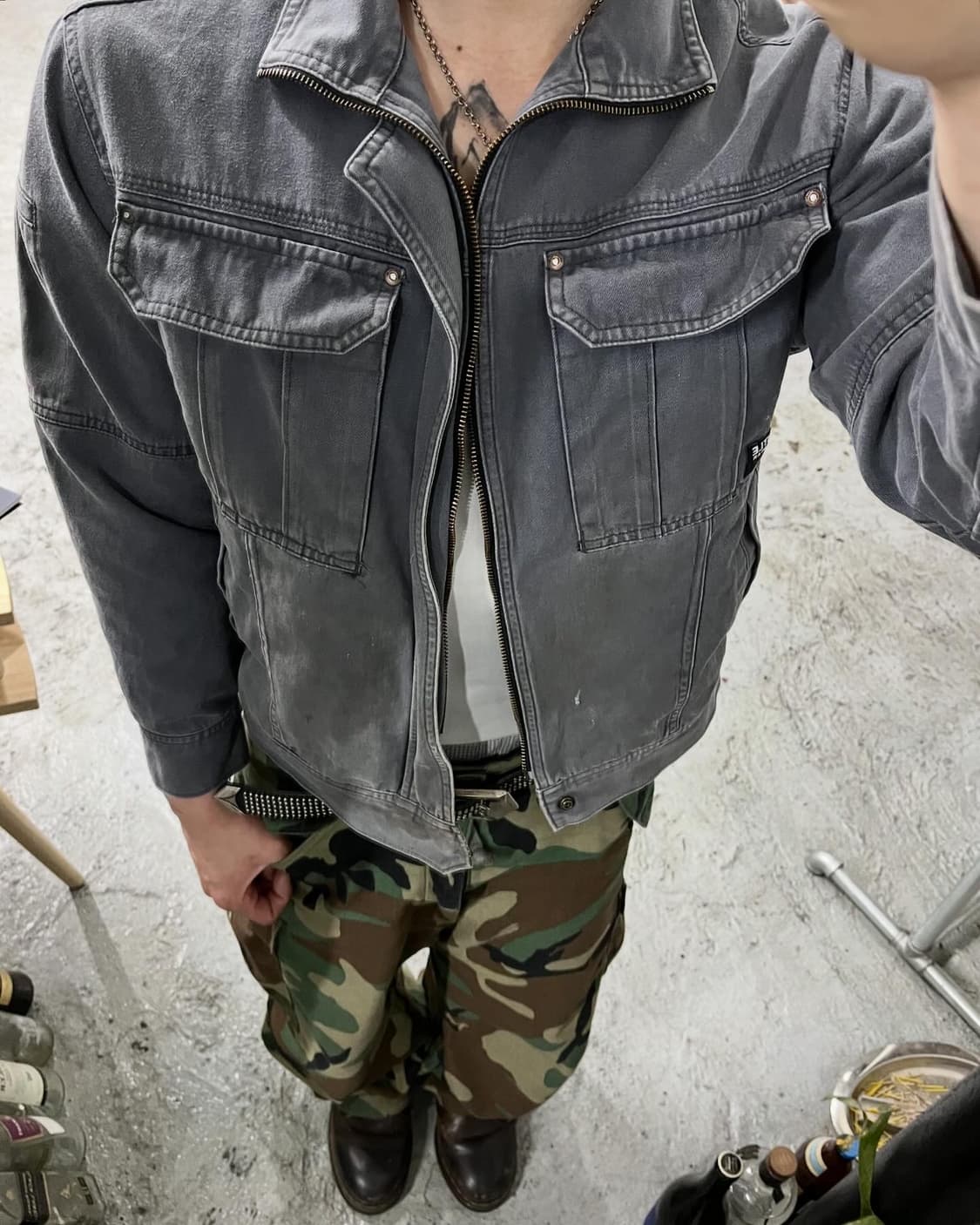 Burtle faded dirty work jacket 상품이미지1