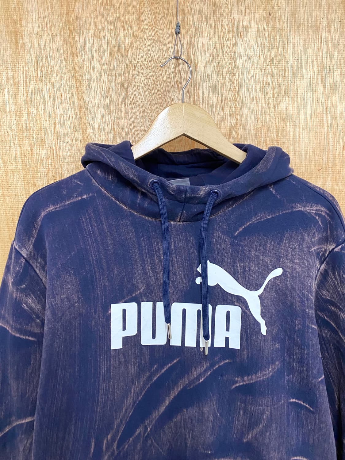 PUMA bleach washed hood t-shirts 디지털 프린팅 상품이미지6