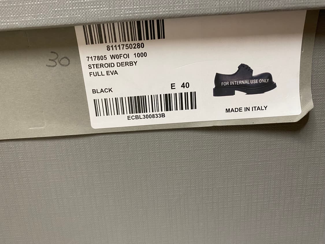 발렌시아가 스테로이드 더비 40 상품이미지7