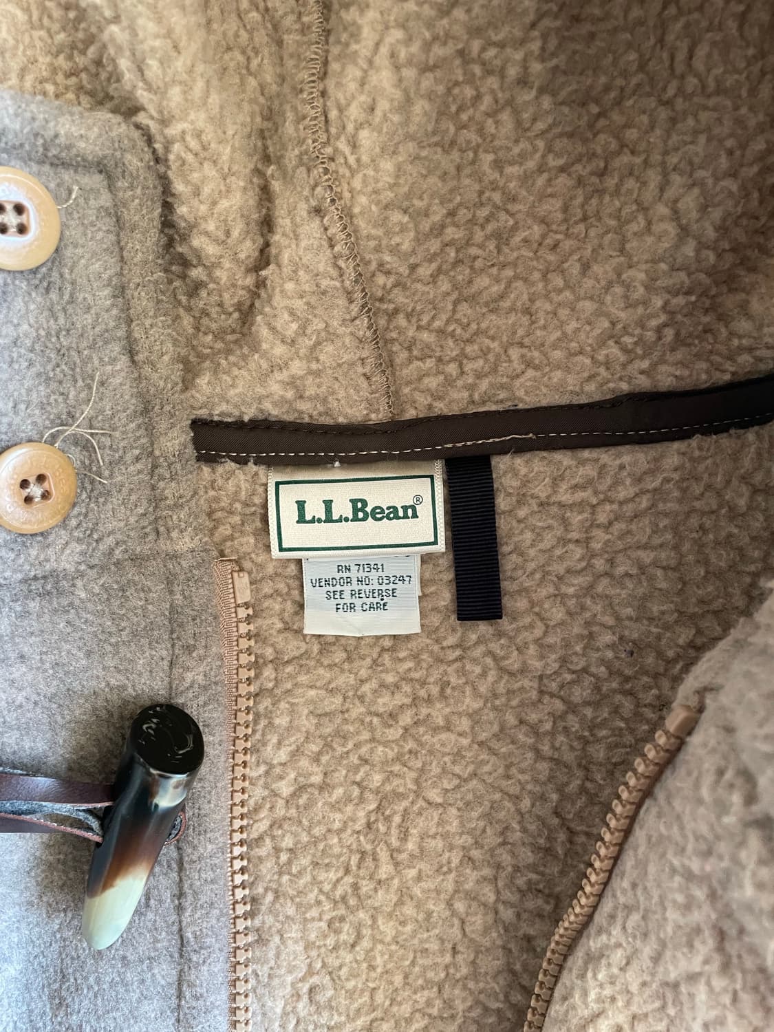 LLBEAN 플리스 더플코트 상품이미지3