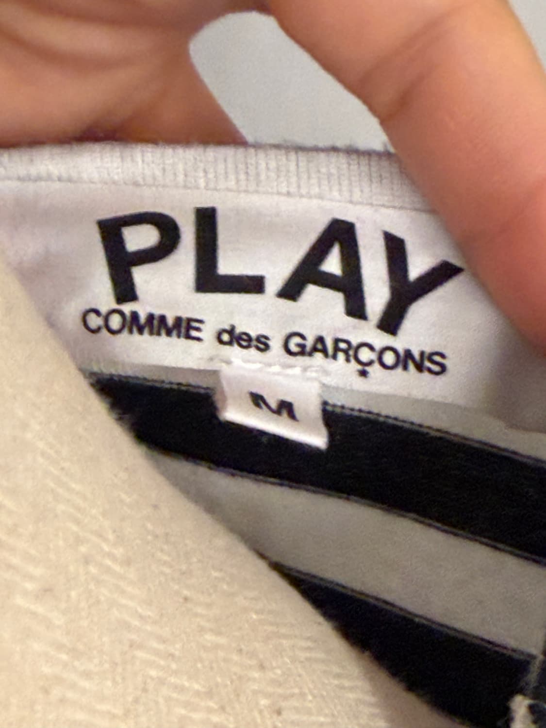 꼼데가르송 스트라이프 긴팔 상품이미지3