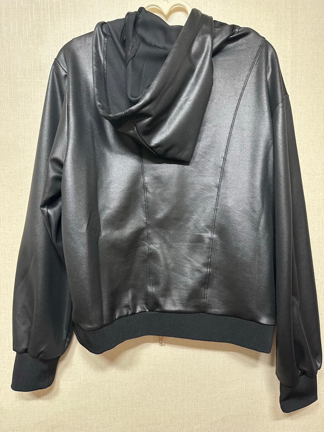 어나더유스 후드집업 블랙 상품이미지3