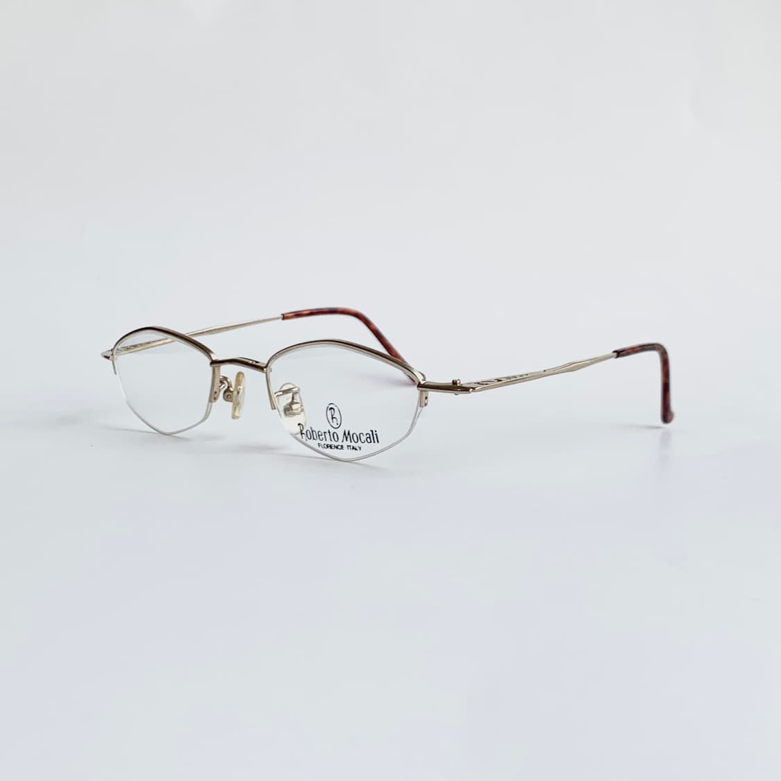 [픽키-720] 데드스탁 하프림 골드 메탈 호피 빈티지안경 상품이미지9