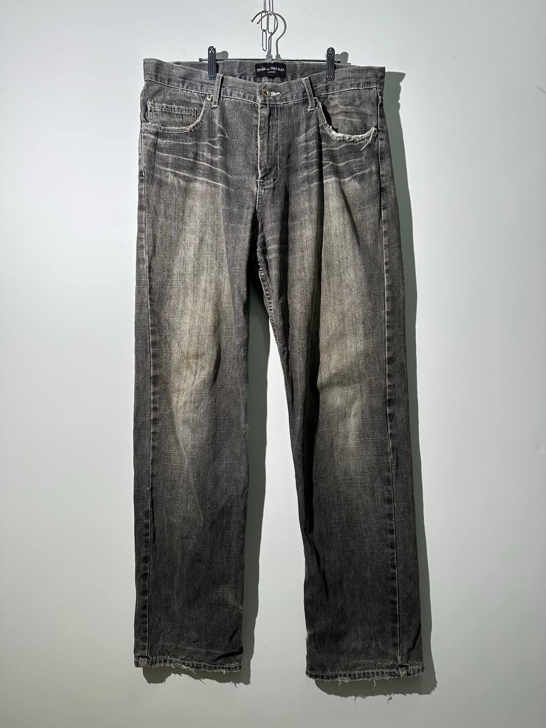 denim des free beat 데미지드 데님 팬츠 상품이미지3