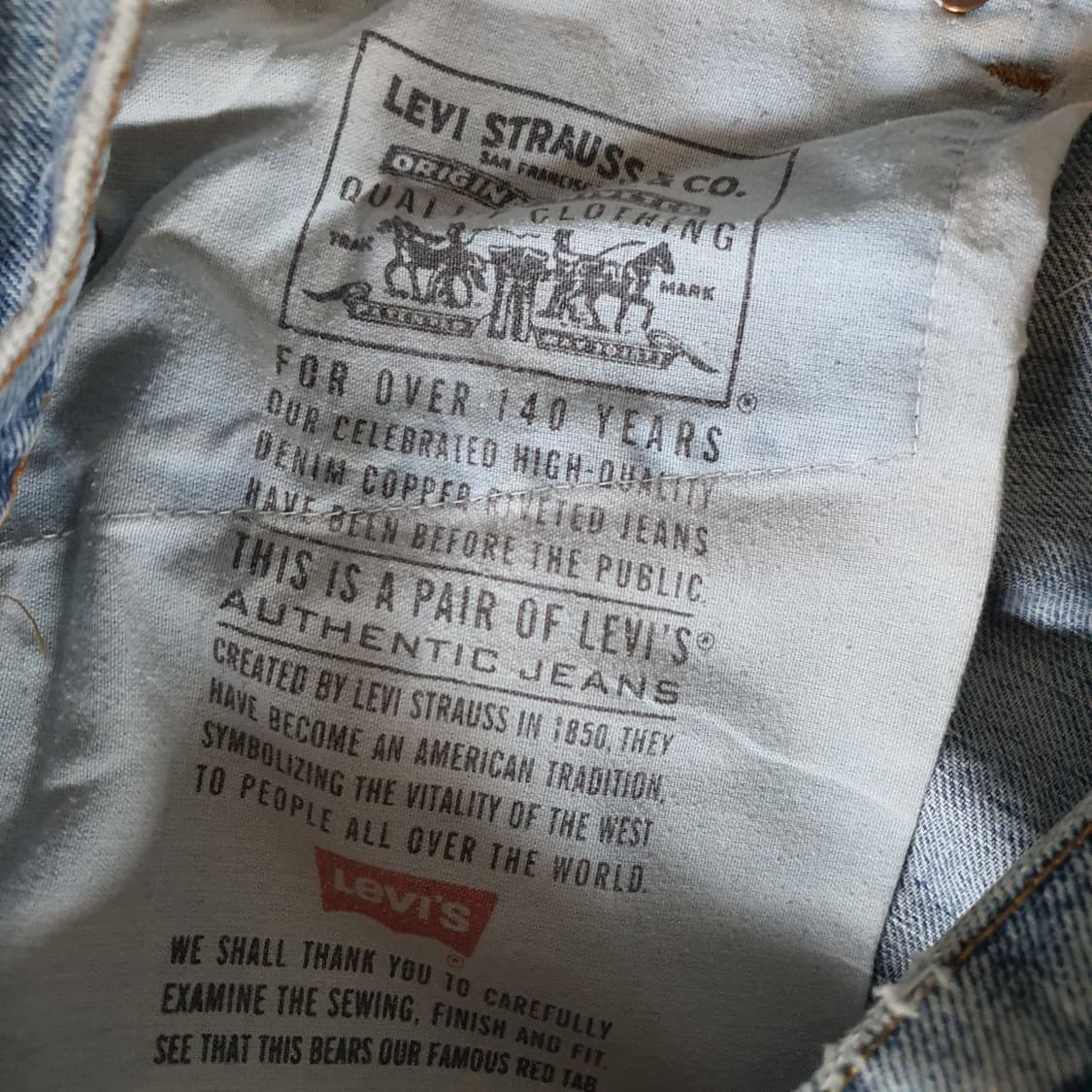 90s 리바이스 505 빈티지 데님 팬츠 No.51 상품이미지3