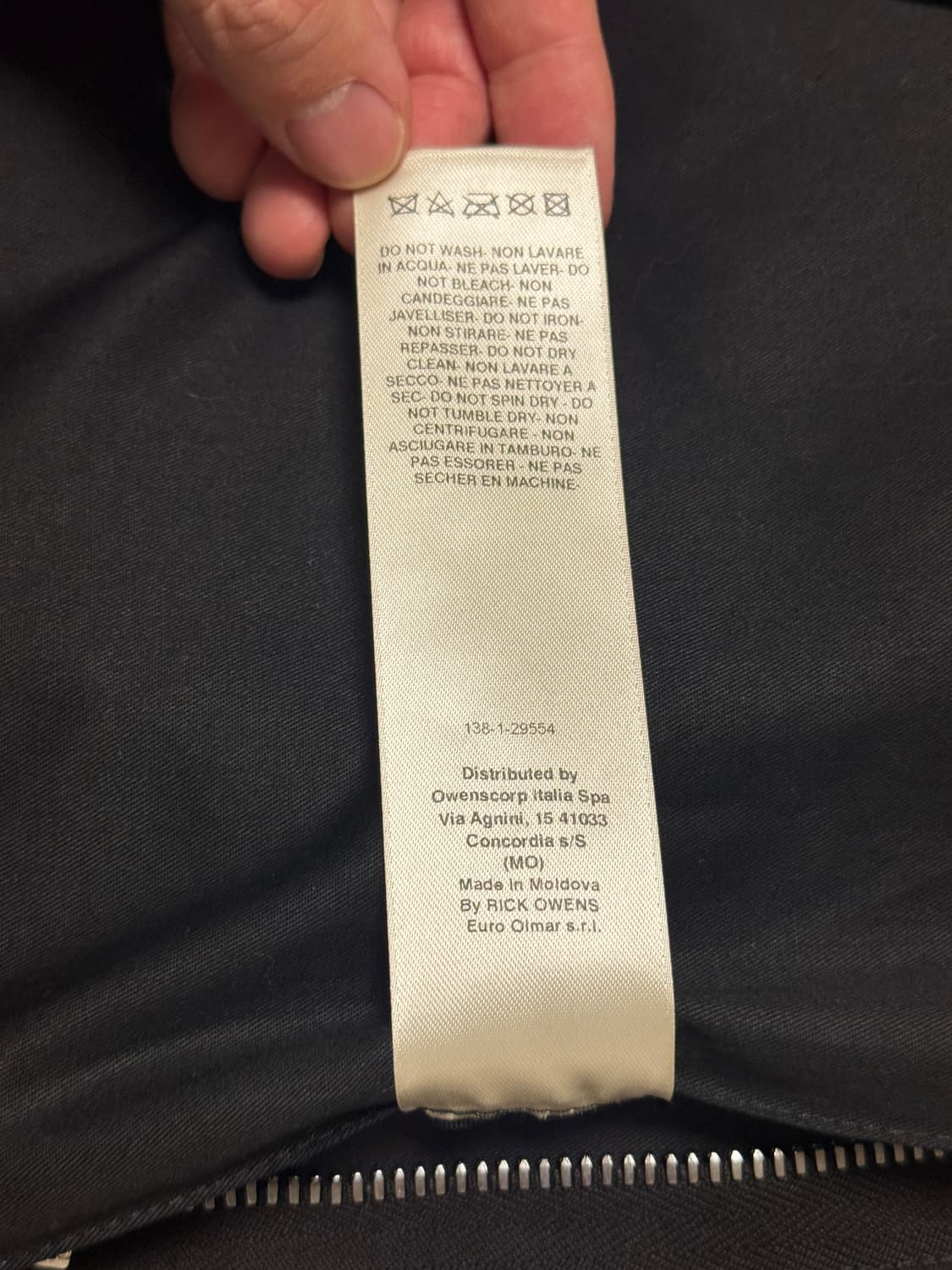 Rick Owens Suede Outershirt Black 50 상품이미지10