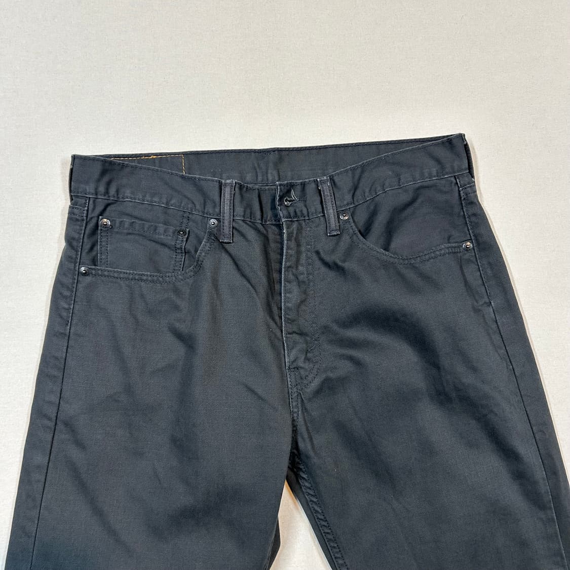 33inch) 리바이스 505 레귤러 핏 그레이 코튼 팬츠 상품이미지6