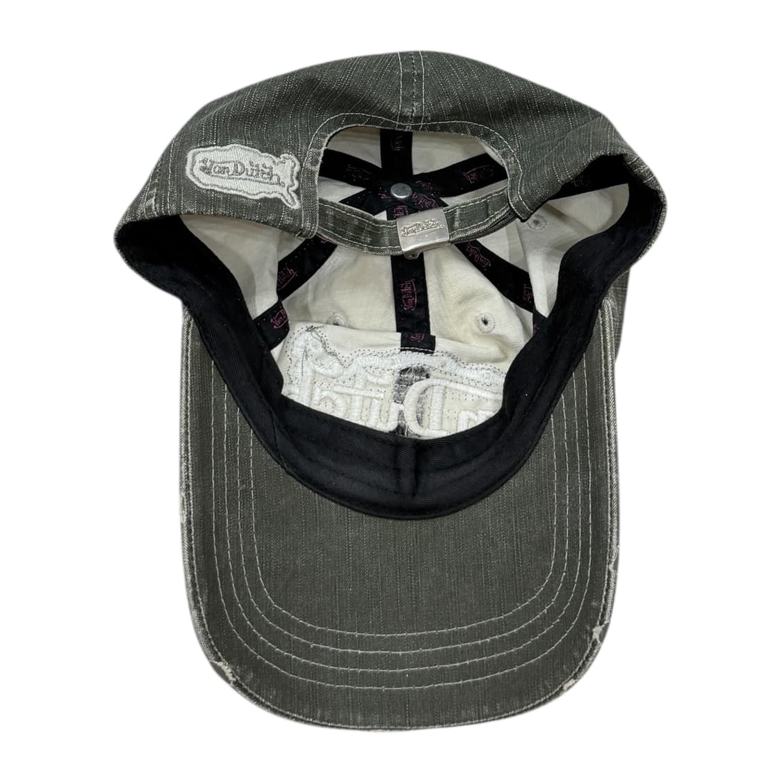 본더치 빈티지 그런지 데미지 워싱 펑크 Y2K 볼캡 모자 상품이미지3