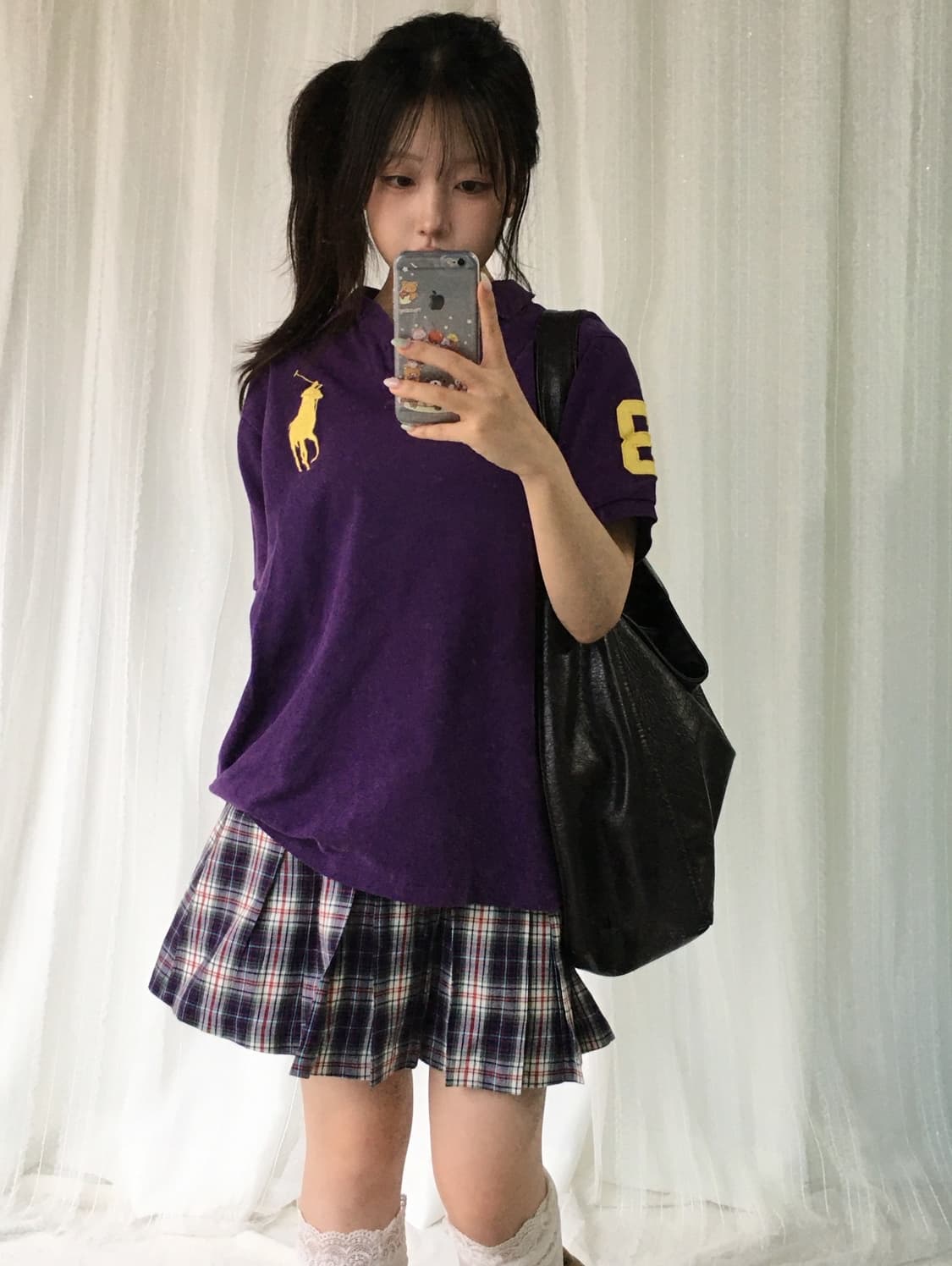 빈티지 폴로 빅포니 프레피 스쿨룩 코디세트 상품이미지2