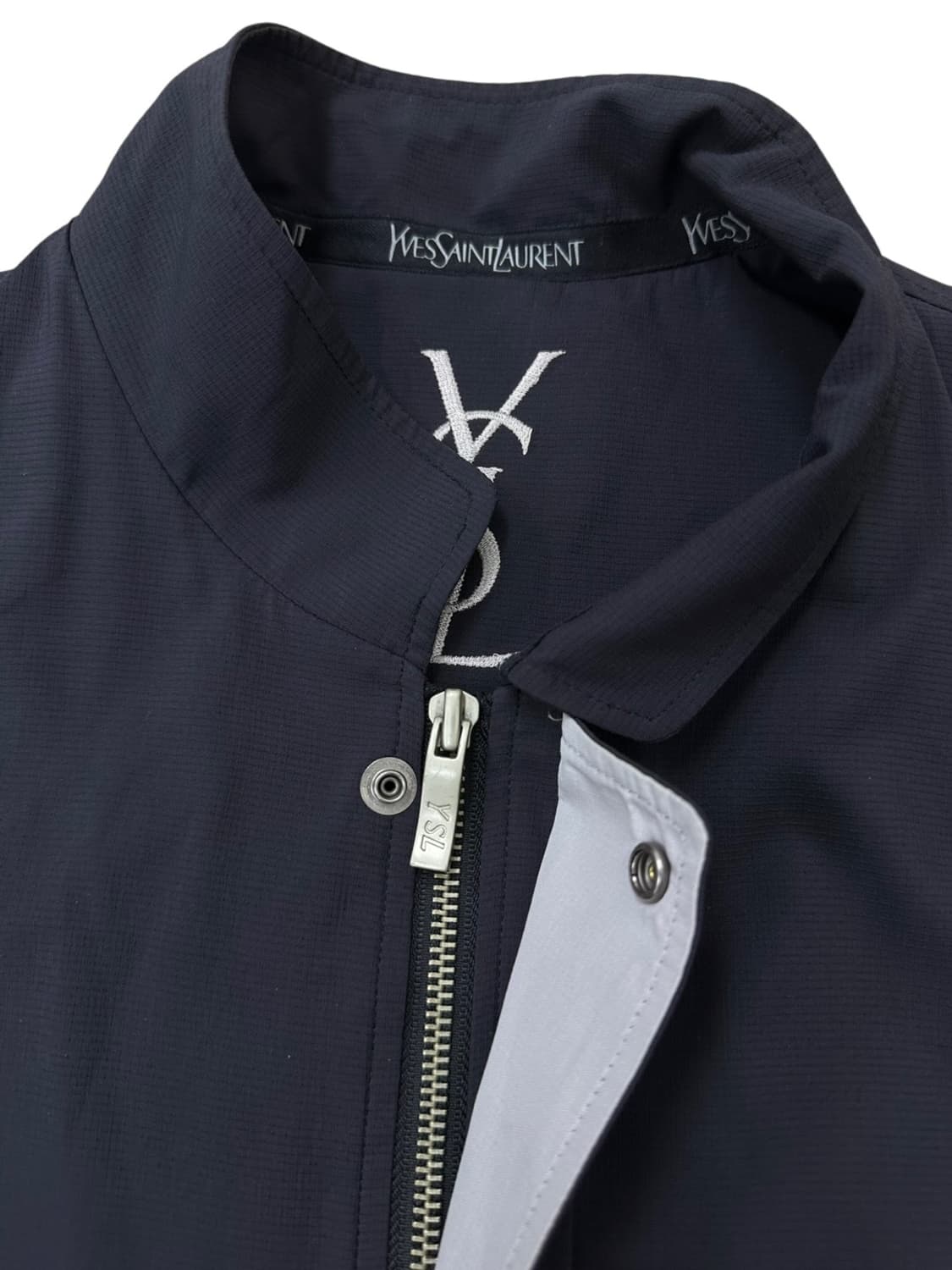 00년대 YSL 생로랑 나일론 자켓 블랙네이비 (L) 상품이미지4