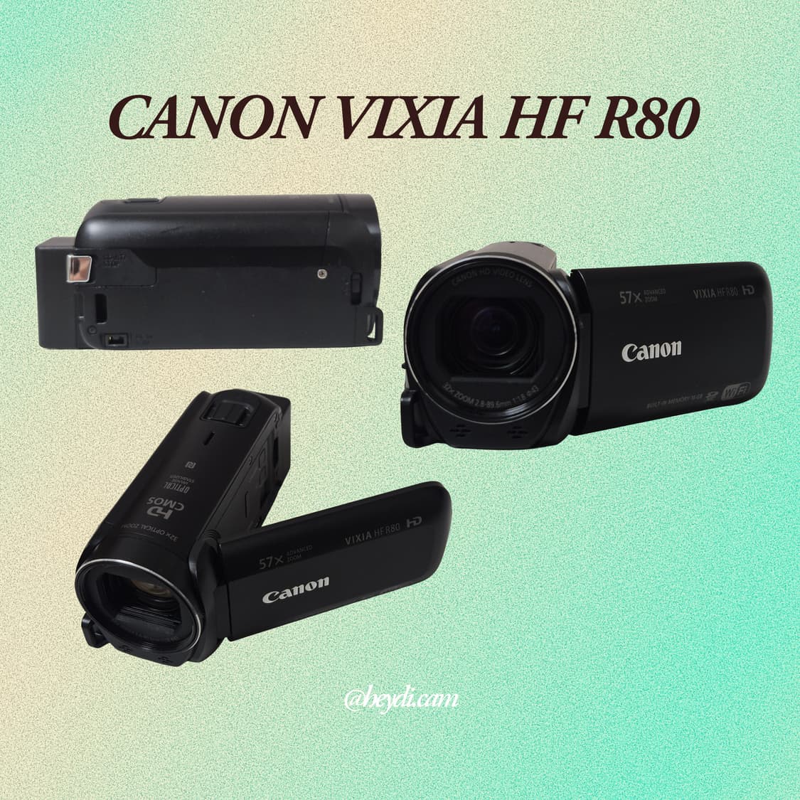 캐논 빅시아 CANON VIXIA HF R80 매트블랙 상품이미지3