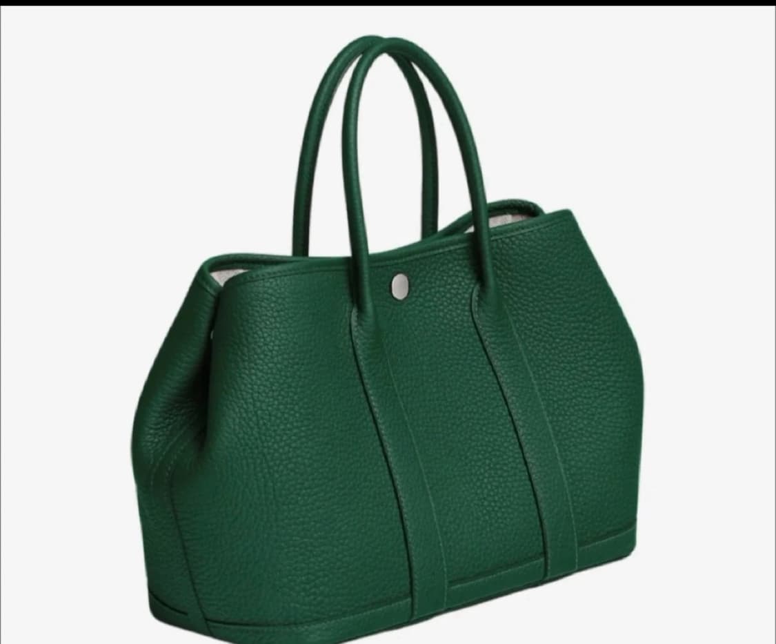 (새상품) 에르메스 가든파티 30 베르모옌 다크그린   피코탄 버킨 캘리 상품이미지2