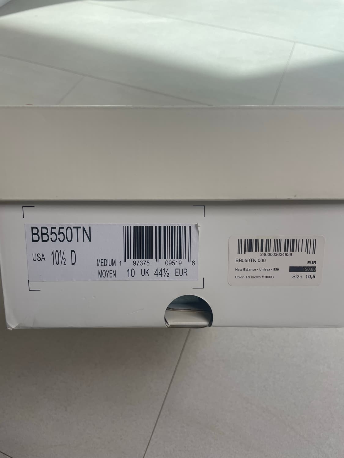 [285] 디스이즈네버댓 x 뉴발란스 550 브라운 상품이미지7