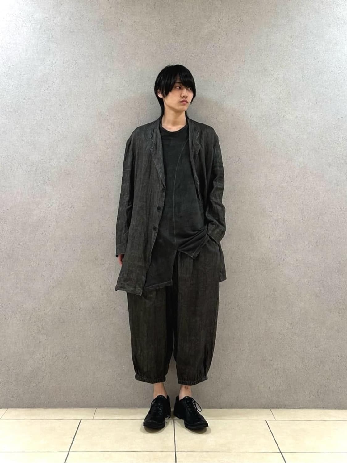요지 야마모토 뿌르 옴므 24ss 리넨 자켓 코트 상품이미지7