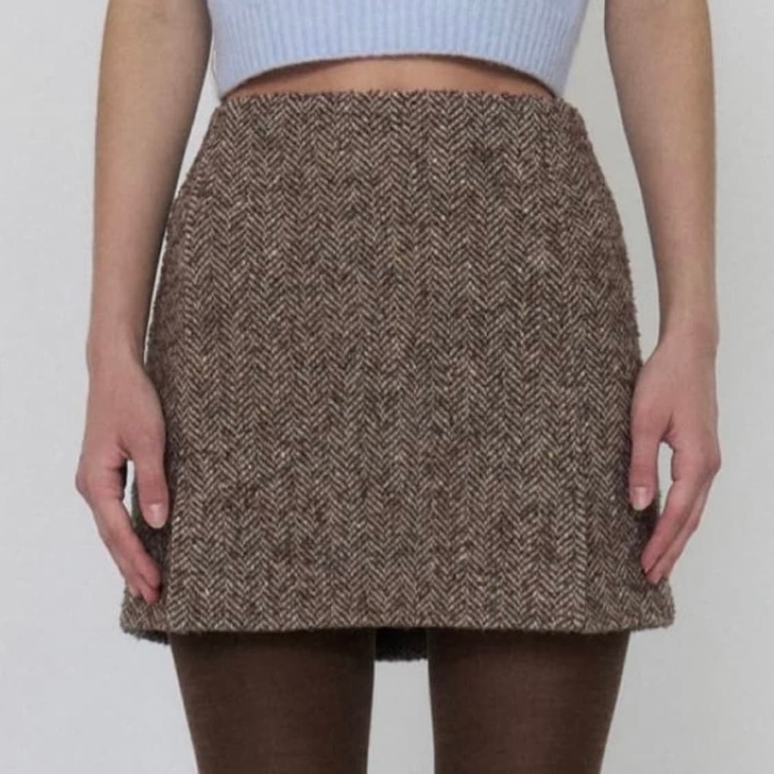 그로브 스커트 브라운 (새상품) 상품이미지1