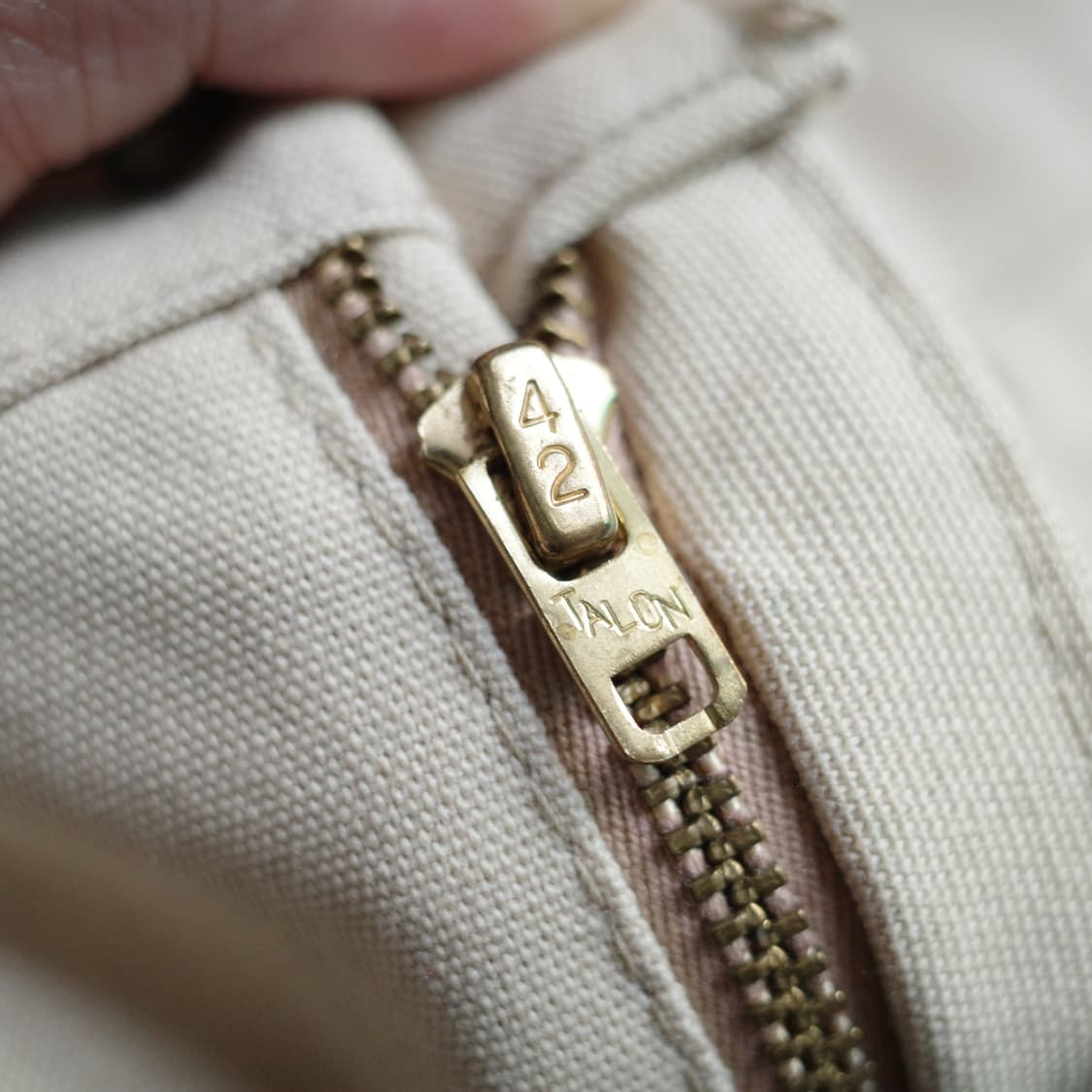 80년대 MADE IN USA 리바이스 516 탈론지퍼 캔버스 코튼 팬츠 상품이미지4