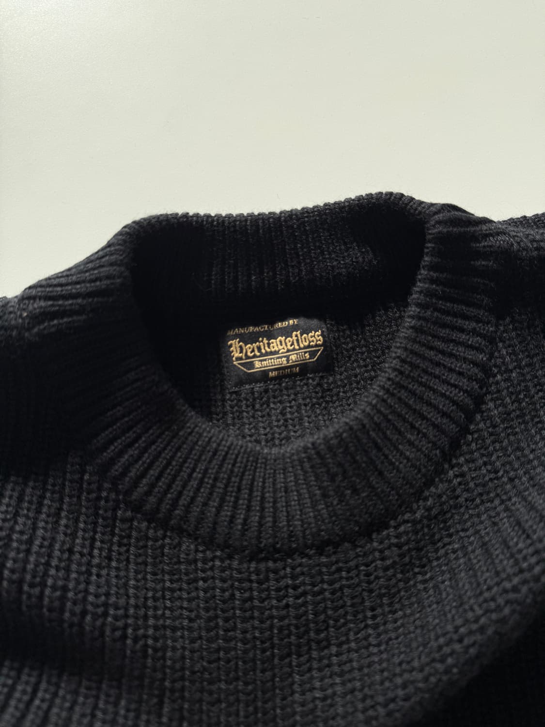 헤리티지플로스 울니트 블랙 상품이미지3