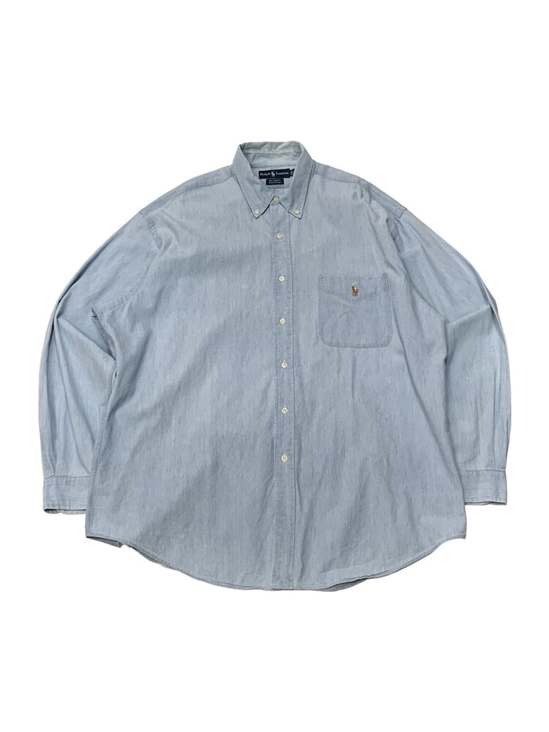 폴로 랄프로렌 샴브레이 버튼다운 셔츠 BIG SHIRT 상품이미지1
