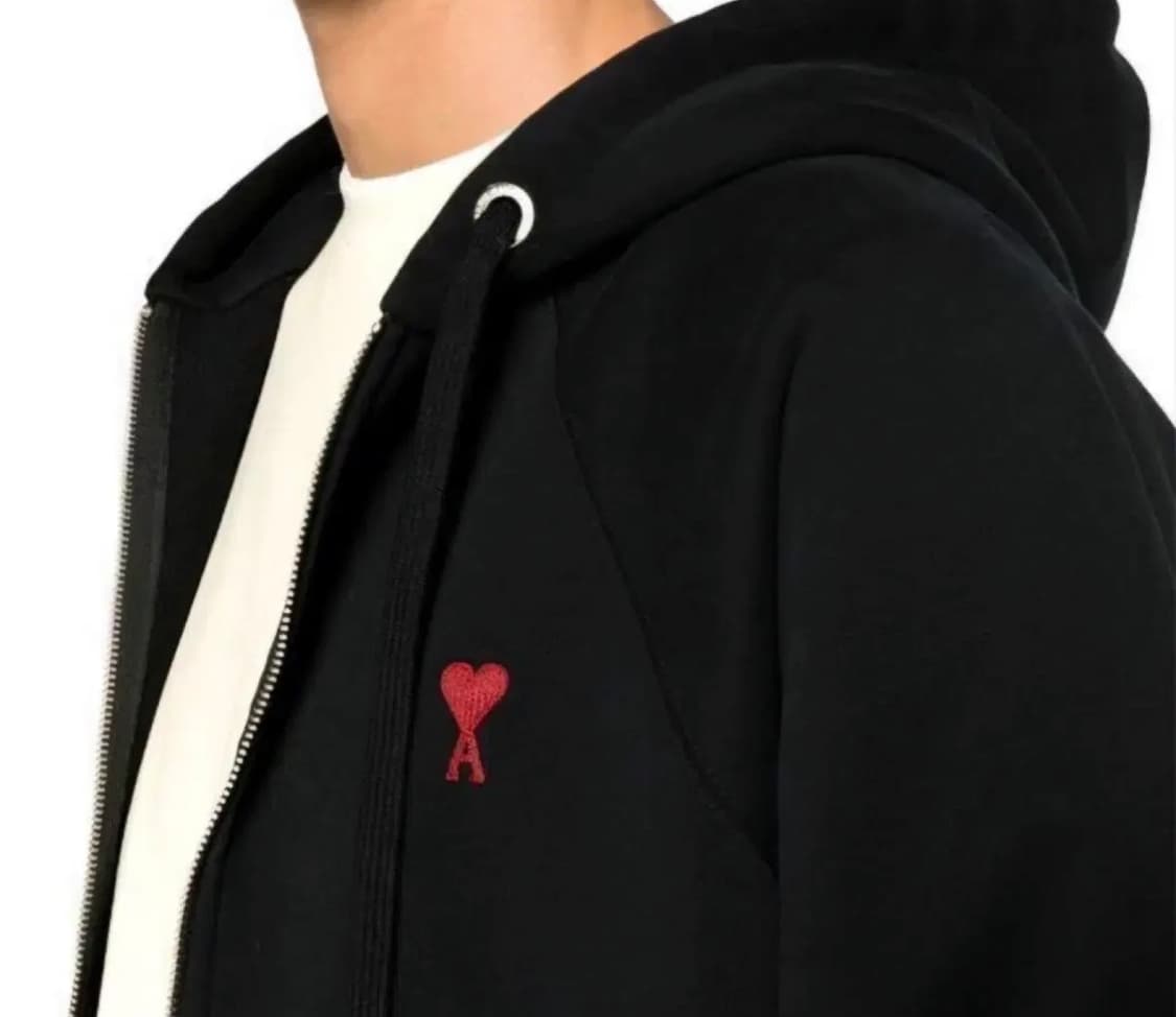 🔥[새상품/QR정품]🔥 아미 스몰로고 후드집업남녀공용 상품이미지2