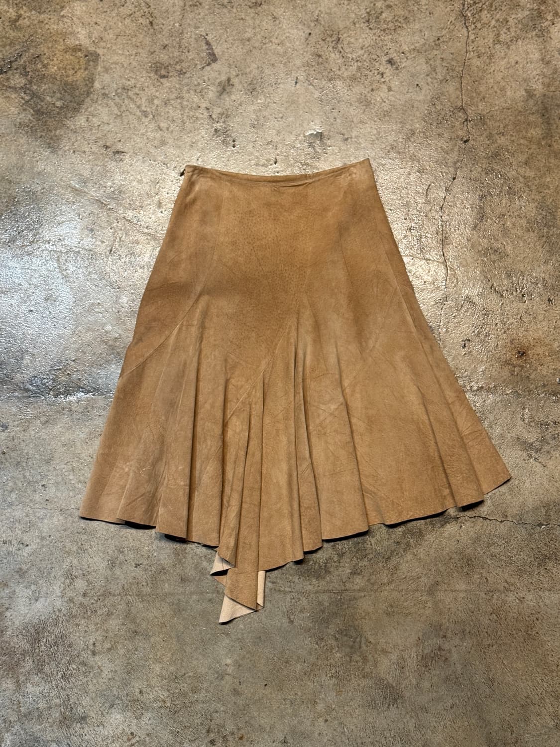 24inch ) JPN Leather Flare Skirts 상품이미지4