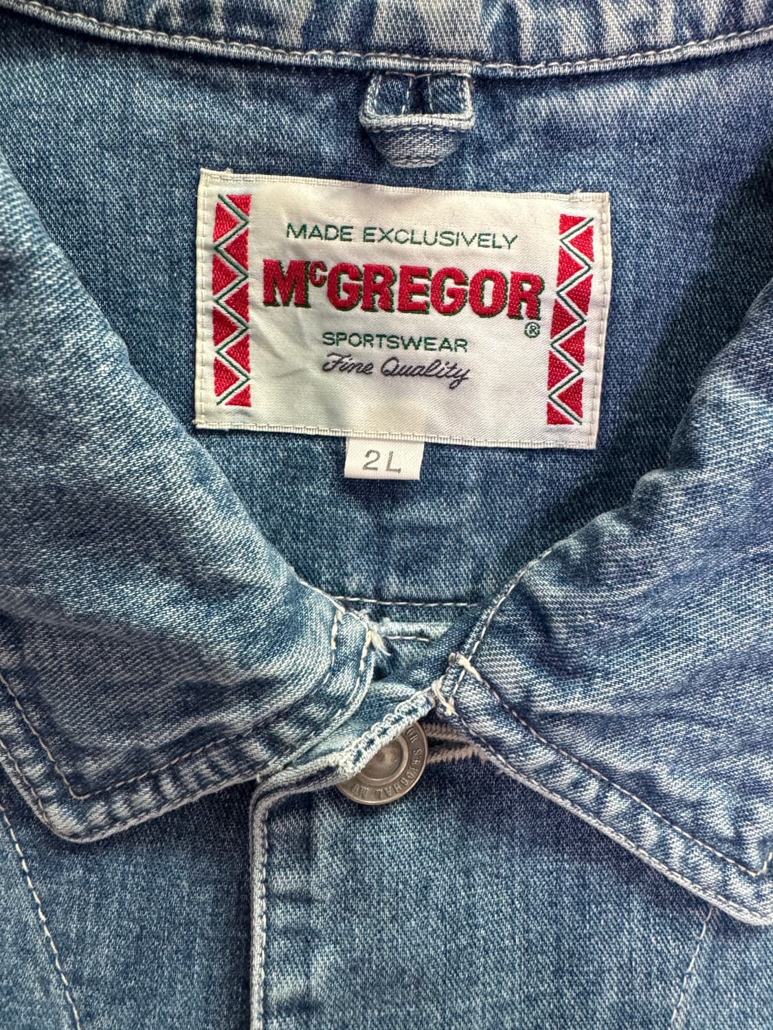 [일본판/2L] 맥그리거 데님 초어코트 워크자켓 (105-110) 상품이미지4