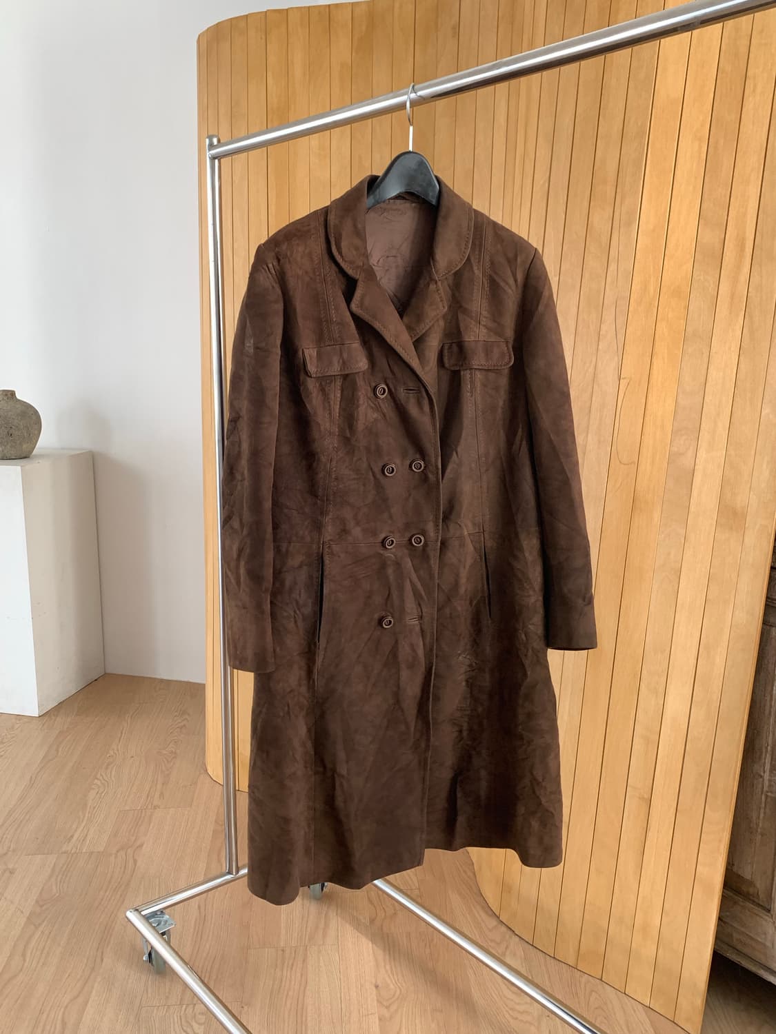 Dark brown suede JK 상품이미지1