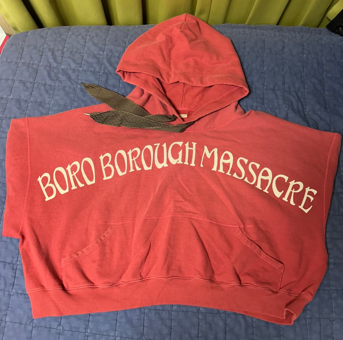 캐피탈 플리스 데블 후드 파카 보로 보로우 매서커 Pt 라지 레드 상품이미지3