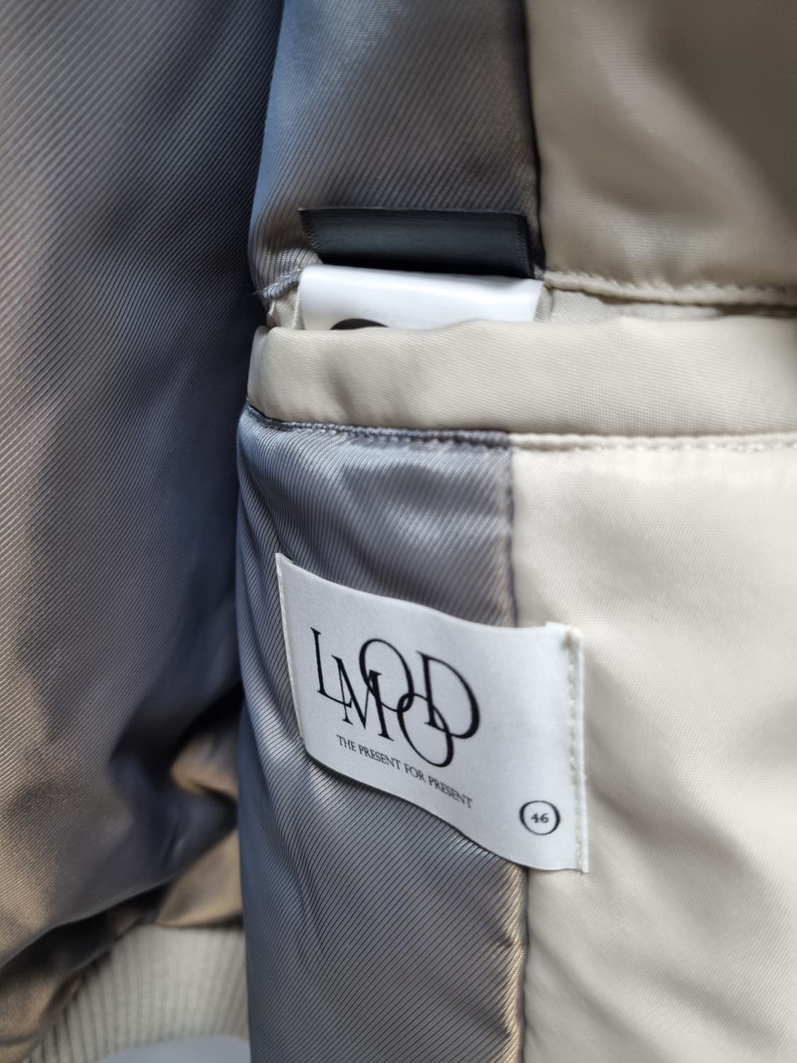 엘무드 니트 컴바인 자켓 상품이미지2