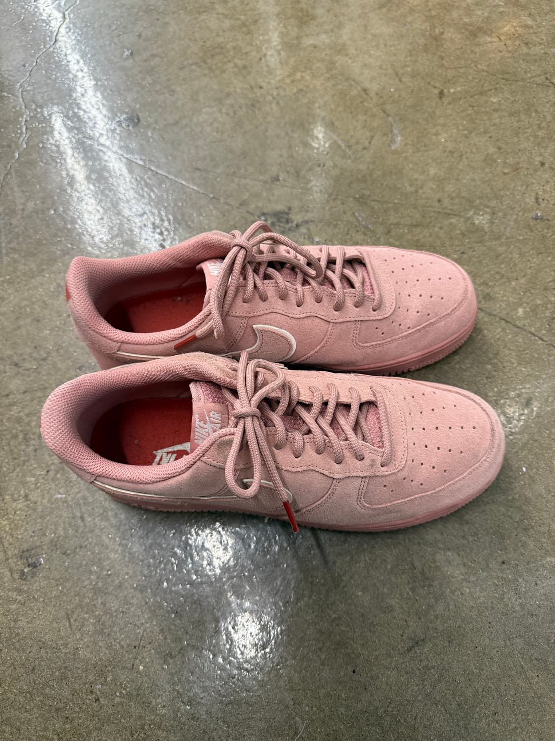 나이키 에어포스1 07 LV8 스웨이드 레드 275 상품이미지5